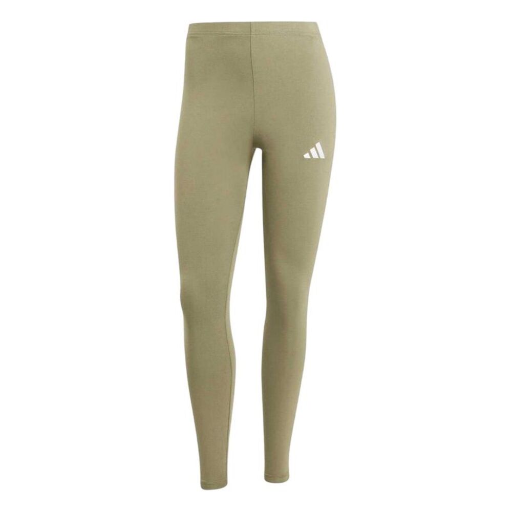 Adidas Womens/Ladies 3 Stripes Workout Leggings / Olive